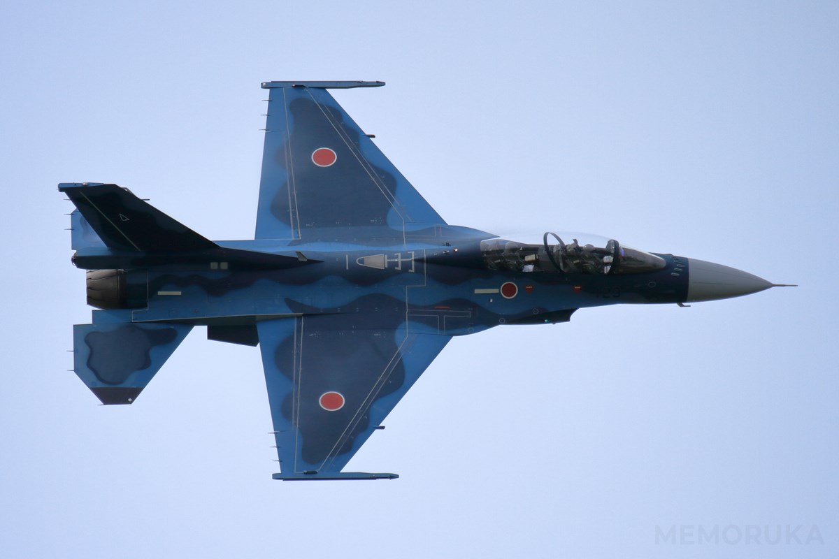 F-2 フライト写真。松島基地航空祭2023にて