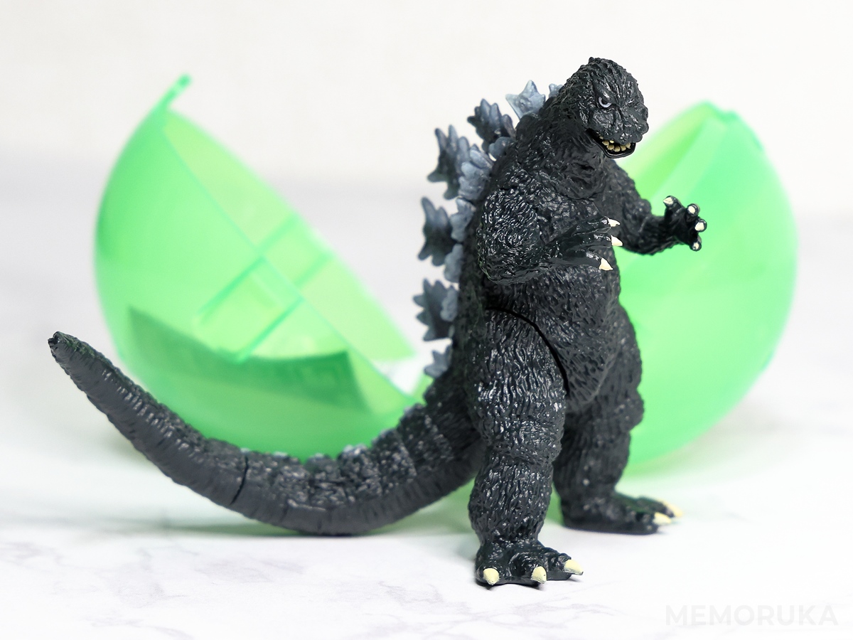 ゴジラ(1964)が入っていたカプセルは緑色